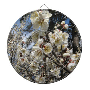 Weißes Kirschbär / Sakura / ラ(桜) Dartscheibe