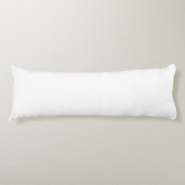 Weißes Kissen 20" x 54" (Vorderseite)