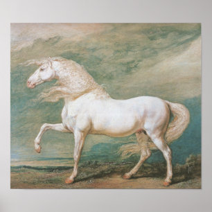 Weißes Ladegerät Poster