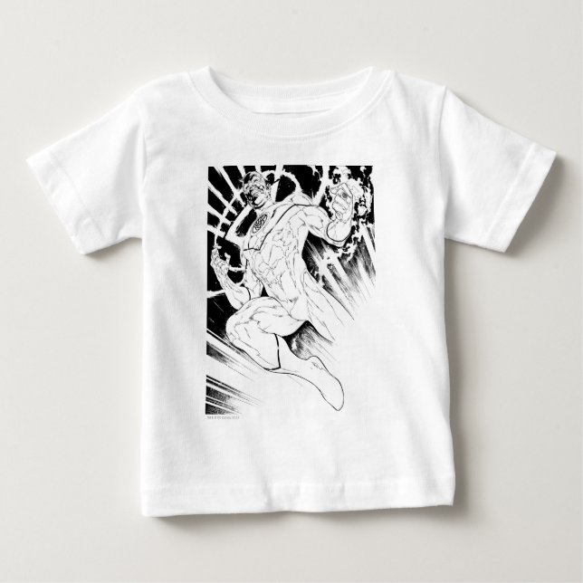 Weißes Laternenkorps Baby T-shirt (Vorderseite)