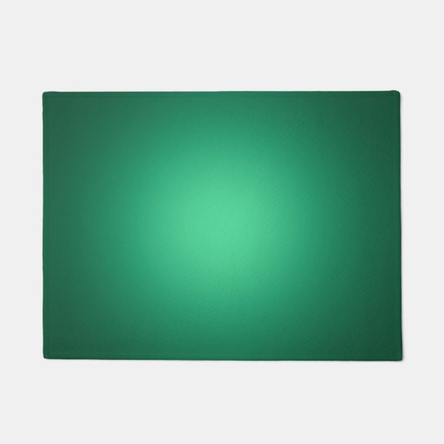Weißes Licht auf Grün Fußmatte (Vorderseite)