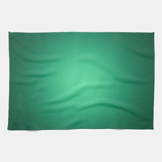 Weißes Licht auf Grün Geschirrtuch (Horizontal)