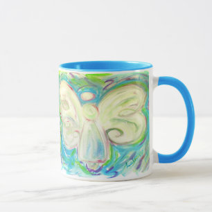 Weißes Licht-Engels-Tasse Tasse