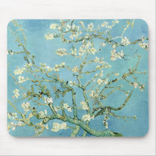 Weißes Mandelblüte von Vincent Van Gogh Mousepad