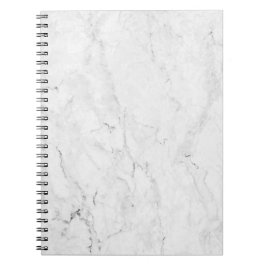 Weißes MarmorNotebook Notizblock