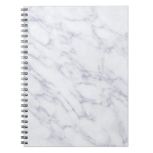 Weißes MarmorNotebook Notizblock