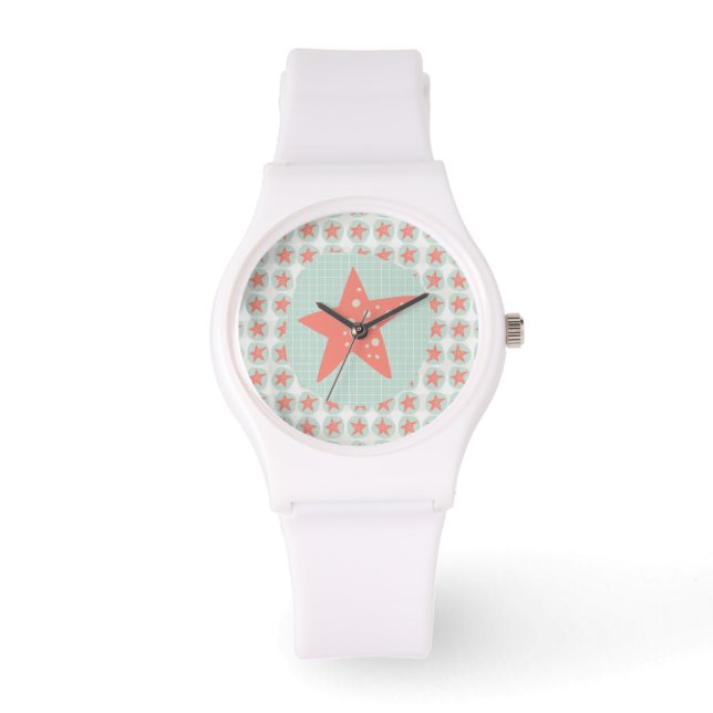 Weißes Meer Armbanduhr (Vorderseite)