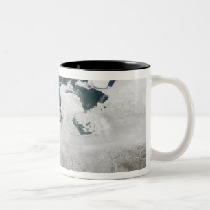 Weißes Meer, Russland Zweifarbige Tasse
