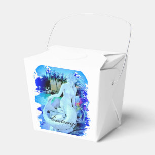Weißes Meerjungfrau Sitzen Thunder_Cove Geschenkschachtel