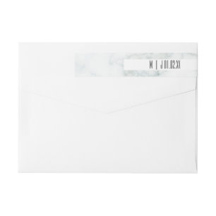 Weißes minimalistisches abstraktes Hochzeitslogo a