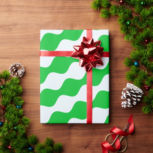Weißes Minimalmuster der Augen Geschenkpapier (Feiertagsgeschenk)