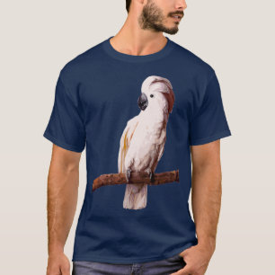 weißes molukkisches Kakadu ruhig T-Shirt
