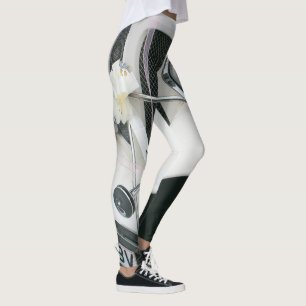 Weißes Oldsmobile-Design Leggings