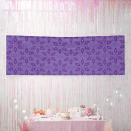 Weißes Papier mit wiederholendem Muster Banner