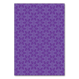 Weißes Papier mit wiederholendem Muster Tischnummer