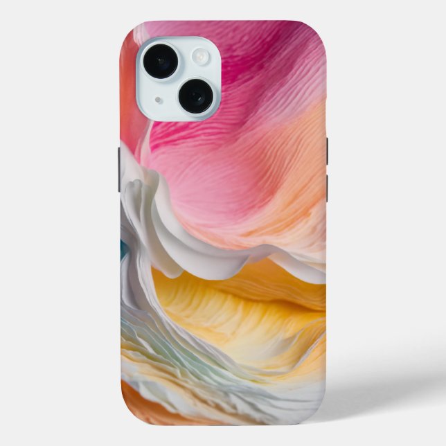 Weißes Papier Splash Vivid Gradient Case-Mate iPhone Hülle (Rückseite)