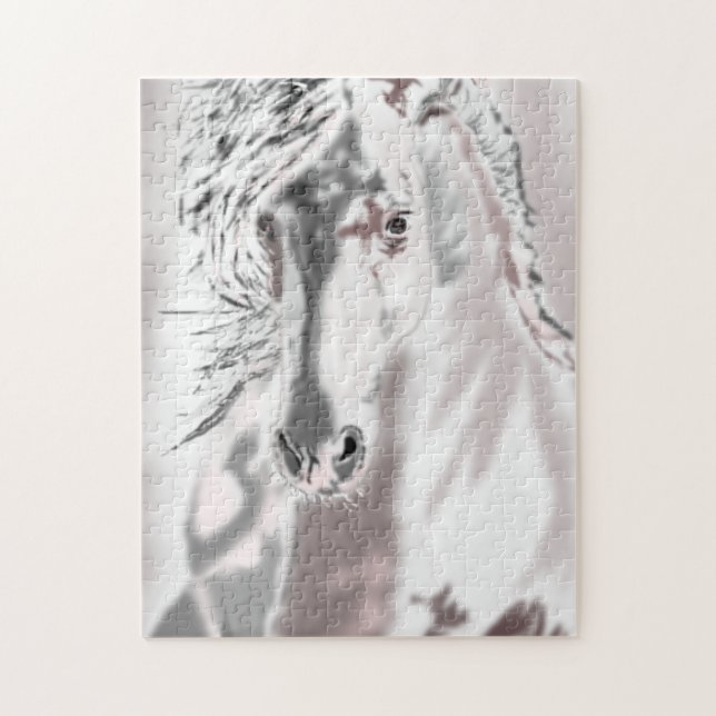 Weißes Pferd (Vertikal)