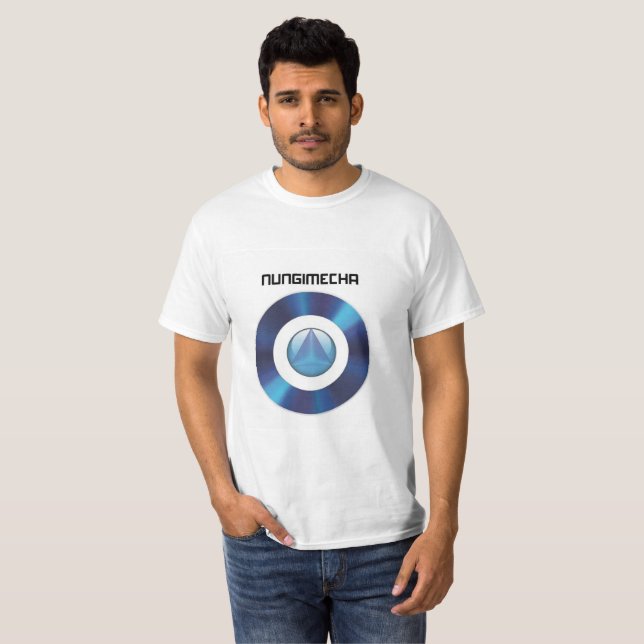 WEISSES PLAYER SCHREIBWEISE VON NUNCGIMECHA T-Shirt (Vorne ganz)
