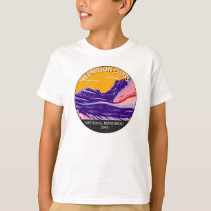Weißes Pocket für das Nationaldenkmal von Vermil T-Shirt