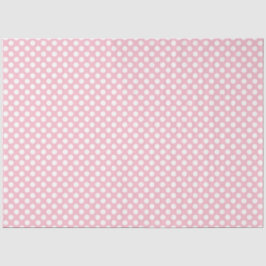 Weißes Polka-Dot-Papier Seidenpapier