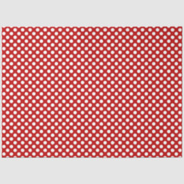 Weißes Polka-Dot-Papierpapier Seidenpapier