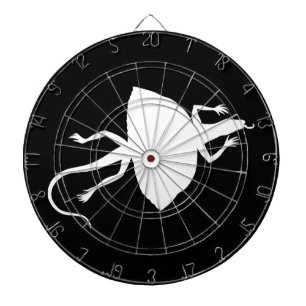 weißes Reptil Dartscheibe