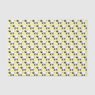 Weißes Schaf Seidenpapier