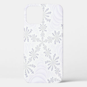 Weißes Schneeflocken-Fraktal Case-Mate iPhone Hülle