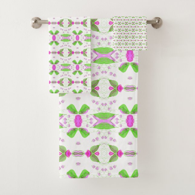 Weißes Set mit Hot Pinks (Insitu)