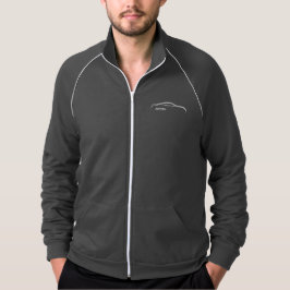 Weißes Silhouette-Logo Nissans 350Z Hoodie