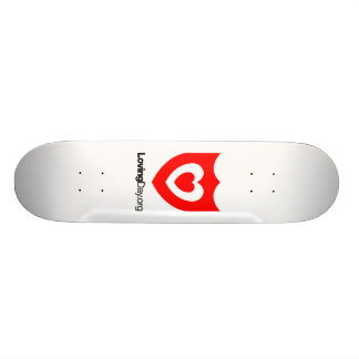 Weißes Skateboard