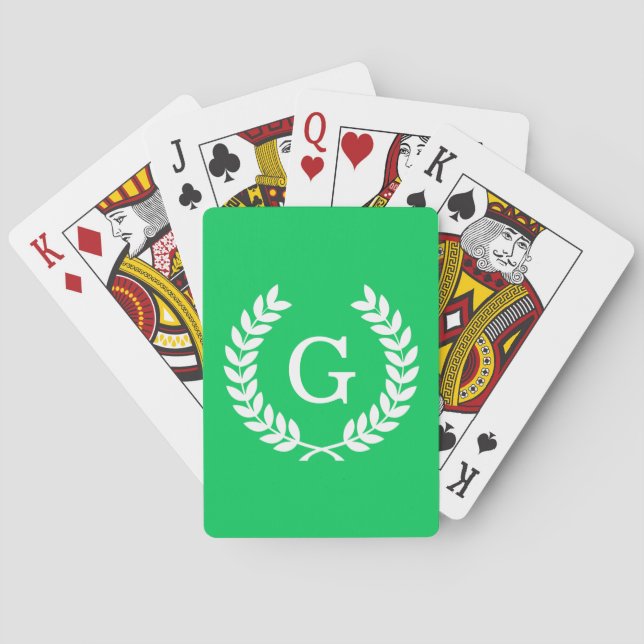 Weißes Spielkarten (Rückseite)