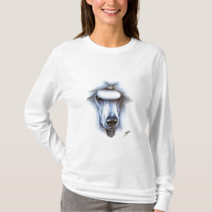 Weißes Standardpudel-Shirt T-Shirt