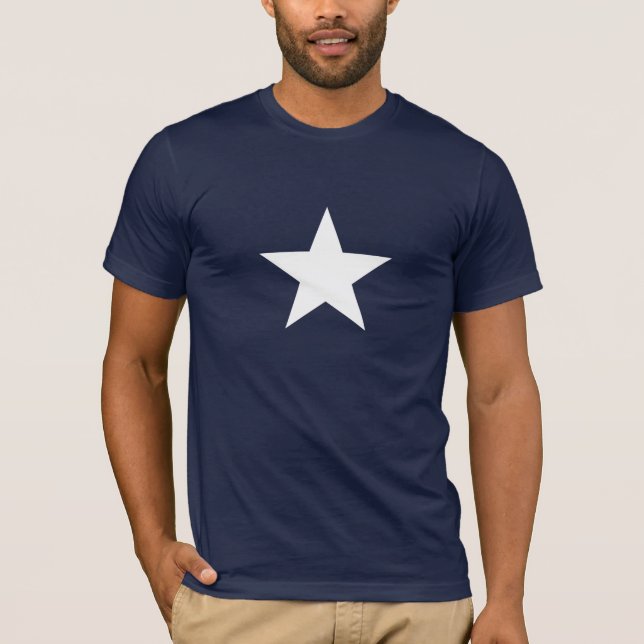 Weißes Stern-T-Shirt, anderes T-Shirt (Vorderseite)
