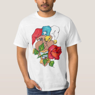 Weißes T-Shirt "ALBINO SANTIAGO"