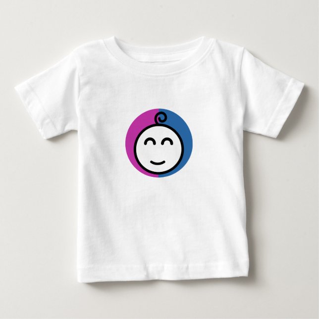 Weißes T-Shirt Baby (0-24 Monate) (Vorderseite)