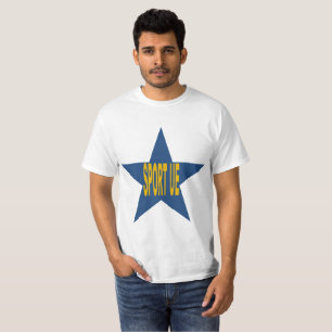 Weißes T-Shirt Design SPORT EUROPE