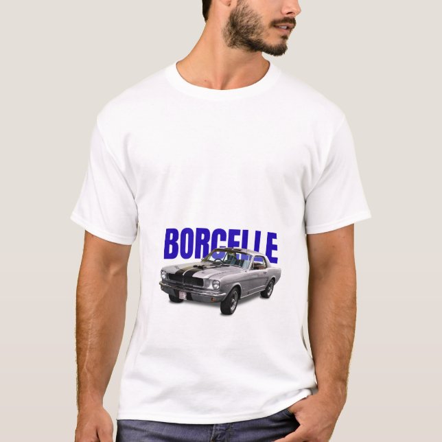 weißes T-Shirt mit einzigartigem Design (Vorderseite)