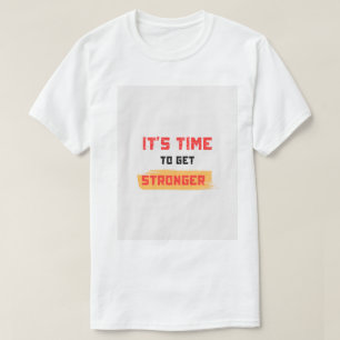 Weißes T-Shirt mit halben Ärmeln und motiviertem D