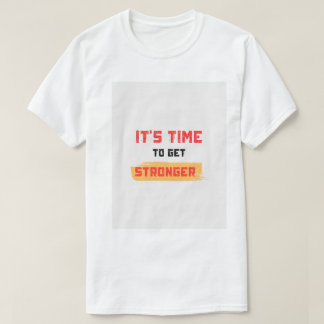 Weißes T-Shirt mit halben Ärmeln und motiviertem D