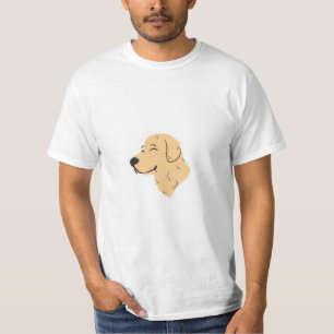 Weißes T-Shirt mit Hundedesign für Jungen