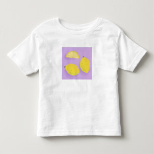 Weißes T-Shirt mit Zitronen