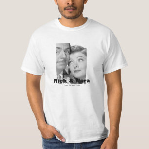 Weißes T-Stück 1 CHU Nicks und Nora T-Shirt