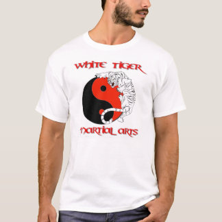WEISSES TIGER-KRIEGSkunst-SHIRT T-Shirt
