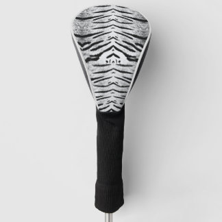 Weißes Tigermuster Golf Headcover