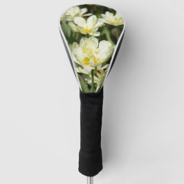 Weißes Tulpen-Foto Golf Headcover