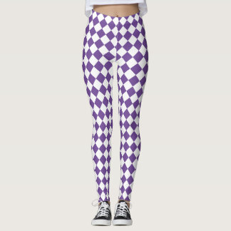 Weißes und [benutzerdefiniertes Farbmuster] Leggings