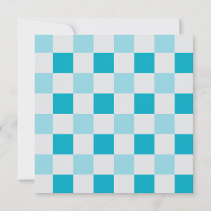 Weißes und blaues Karton Karte