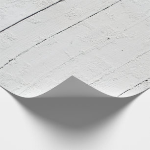 Weißes und graues Imitat-hölzerne Planke gemaser Geschenkpapier