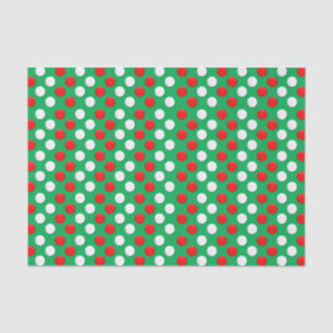 Weißes und grünes Tissue Seidenpapier